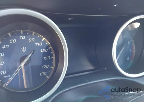 2016 Maserati Ghibli S z USA, uszkodzony, nr VIN ZAM57RSA1G1175627